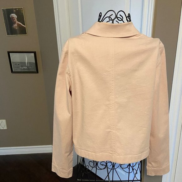 Pink GAP Jean Jacket. Double Breasted and Well Constructed. Size M GUC - Picture 4 of 15
